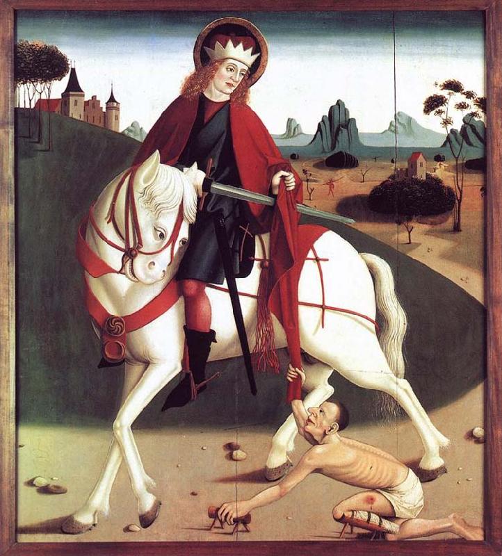 unknow artist Saint Martin and the Beggar